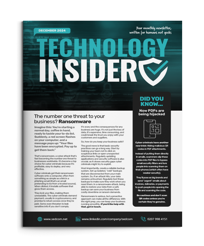 December 2024 Newsletter