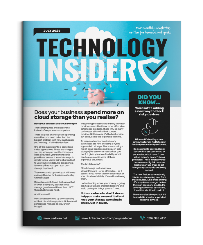 July 2025 Newsletter